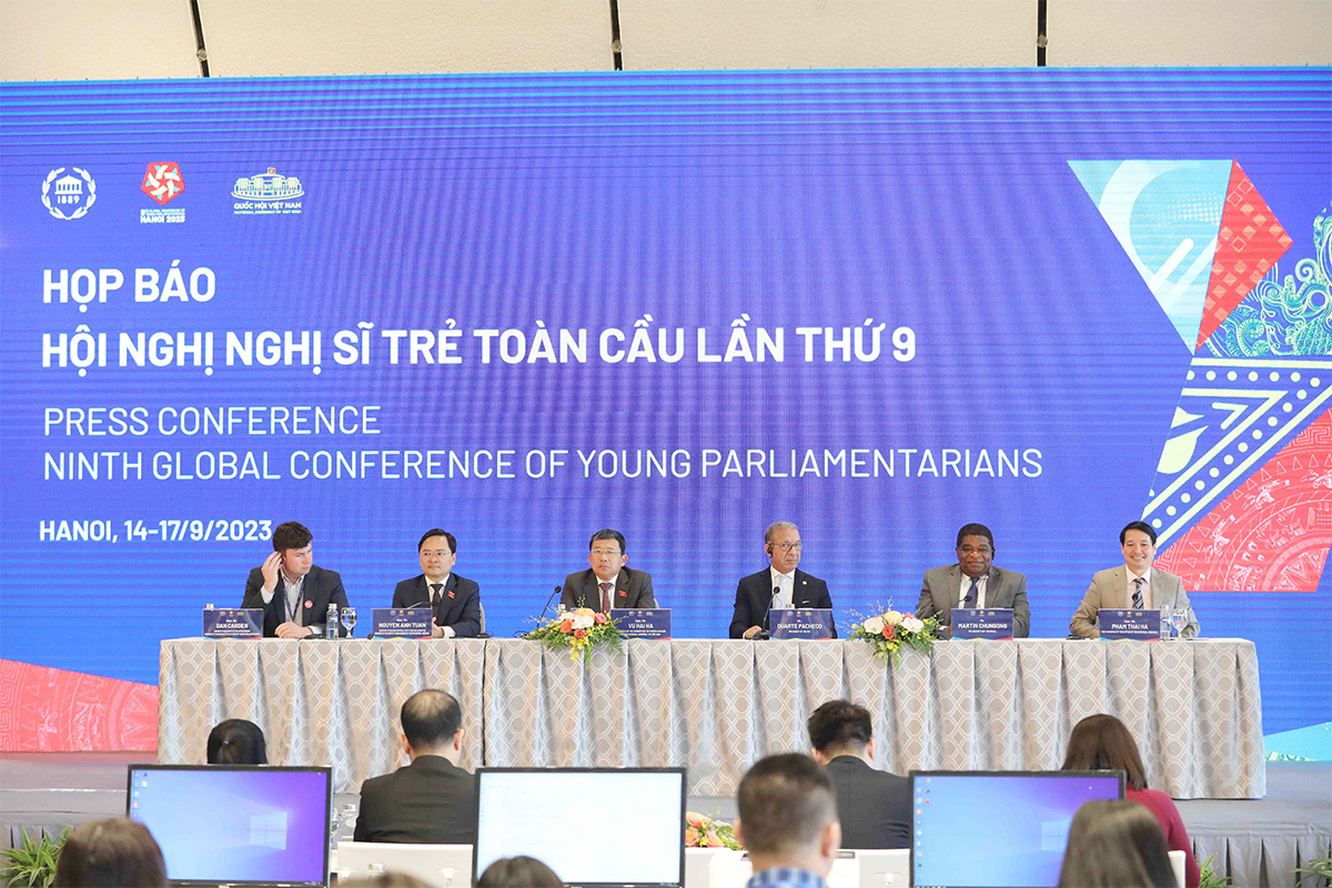 Chủ tịch Nhóm ĐBQH trẻ Việt Nam khóa XV Nguyễn Anh Tuấn: Nhiều dấu ấn tại Hội nghị Nghị sĩ trẻ toàn cầu lần thứ 9 - Ảnh 1.