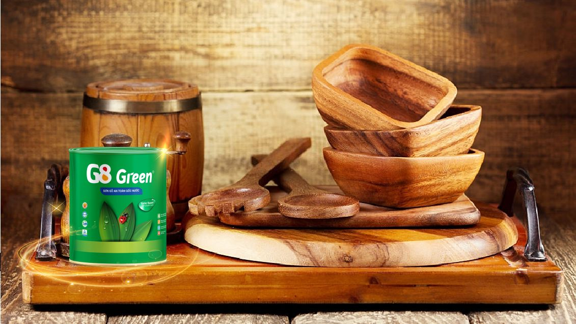 Sơn gỗ an toàn gốc nước G8 Green- Ảnh 2.