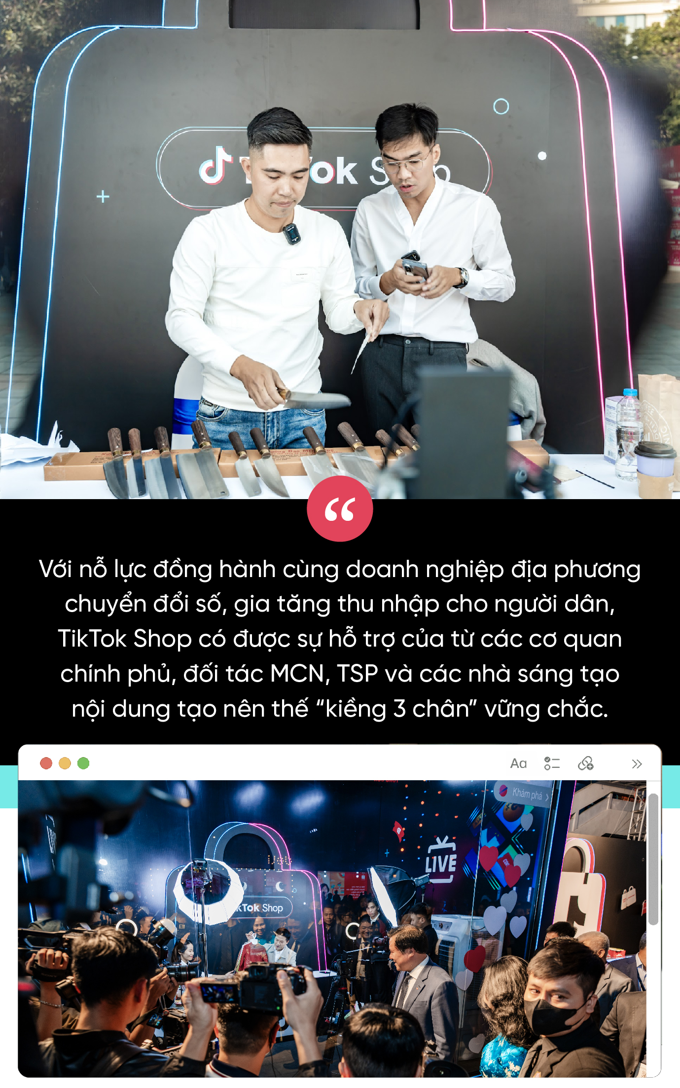 Đằng sau những phiên livestream tiền tỷ trên TikTok Shop: Nỗ lực chuyển mình của hàng nghìn doanh nghiệp truyền thống vì mục tiêu người Việt tự hào dùng hàng Việt- Ảnh 2. Đằng sau những phiên livestream tiền tỷ trên TikTok Shop: Nỗ lực chuyển mình của hàng nghìn doanh nghiệp truyền thống vì mục tiêu người Việt tự hào dùng hàng Việt- Ảnh 2.