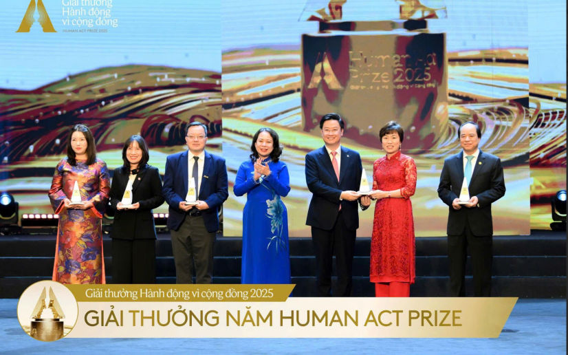 Quỹ Thiện Tâm được vinh danh hạng mục cao nhất trong Lễ trao giải thưởng Hành động vì cộng đồng 2025