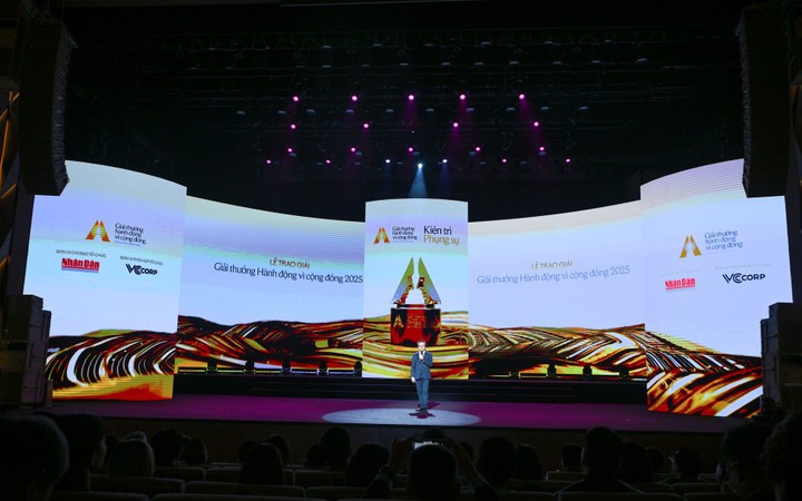 Lễ Trao giải Giải thưởng hành động vì cộng đồng 2025: Kiên trì phụng sự