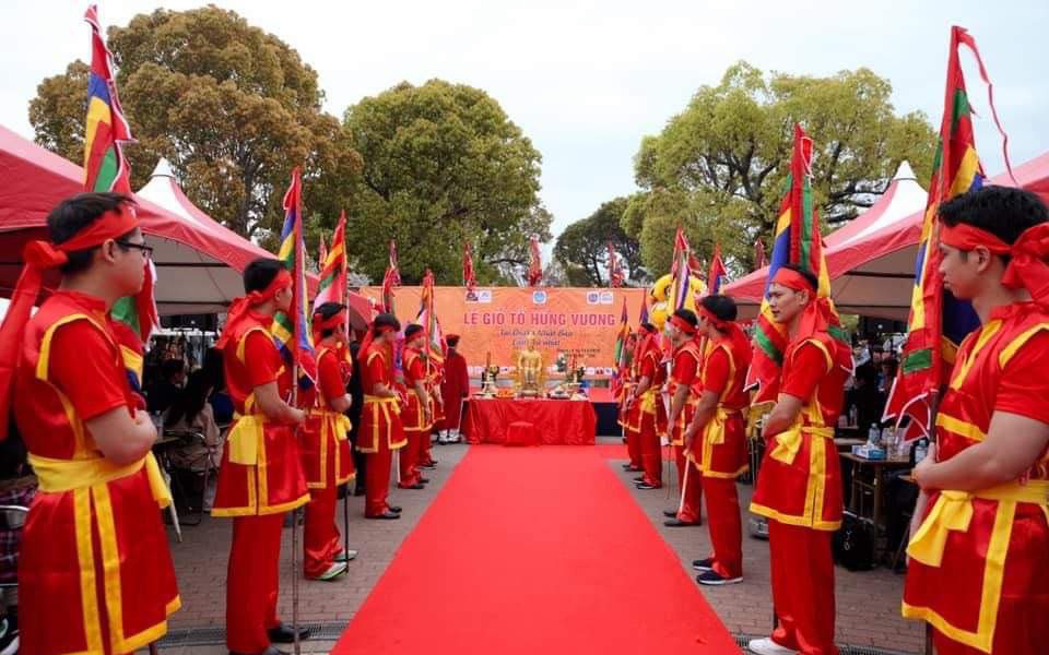 Lễ Hội Văn Hóa Việt Nam tại Nhật Bản tái hiện lễ giỗ tổ Hùng vương