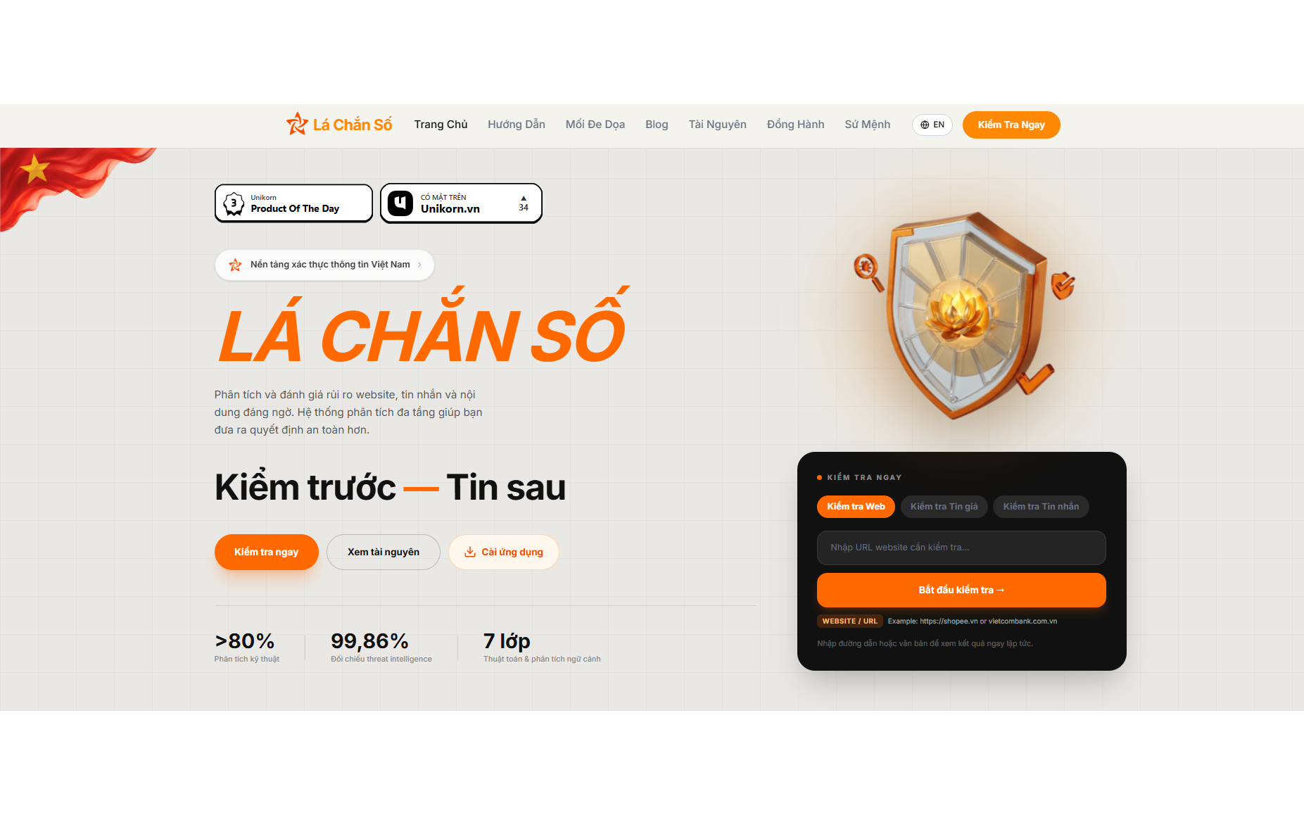 Lá Chắn Số
