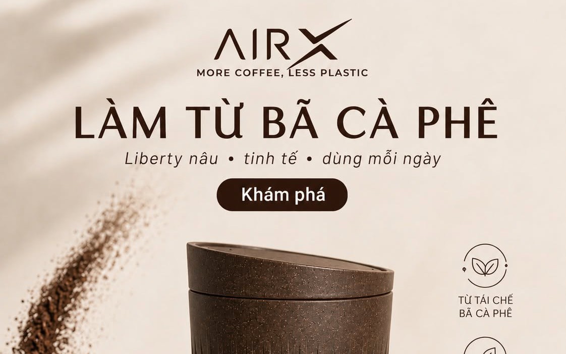 Vật liệu từ bã cà phê AirX