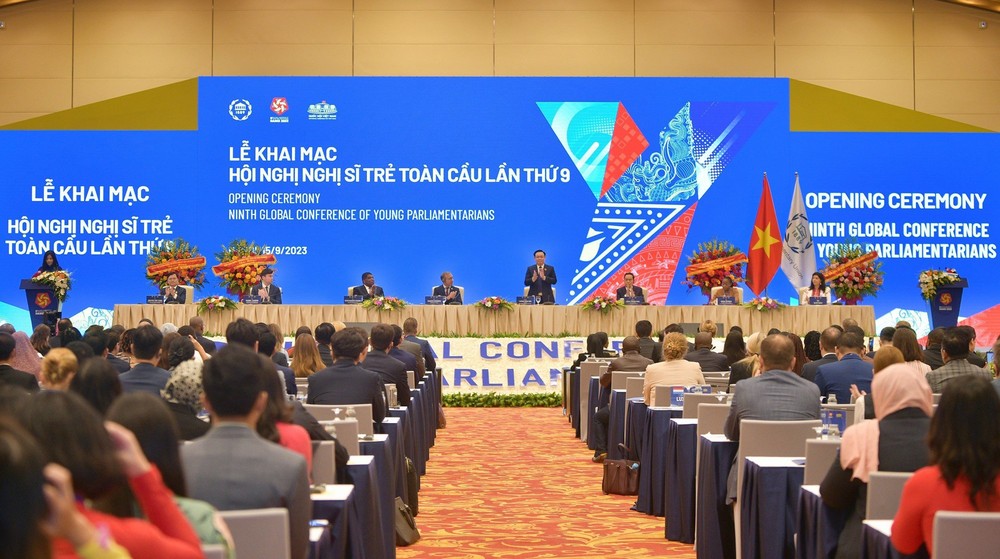 The full text of the speech delivered by H.E Mr. Vuong Dinh Hue - The President of The National Assembly of Vietnam at The opening session of 9th Global conference of young Parliamentarians - Ảnh 1.