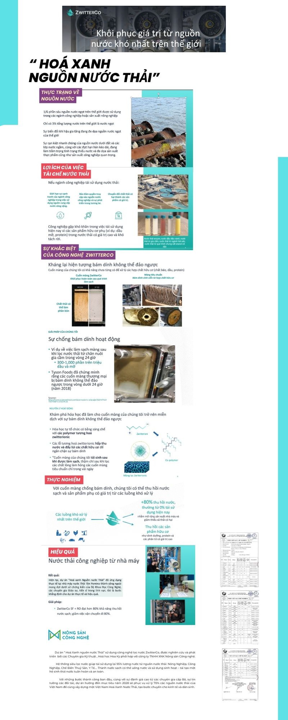 HOÁ XANH NGUỒN NƯỚC THẢI- Ảnh 19. HOÁ XANH NGUỒN NƯỚC THẢI- Ảnh 19.