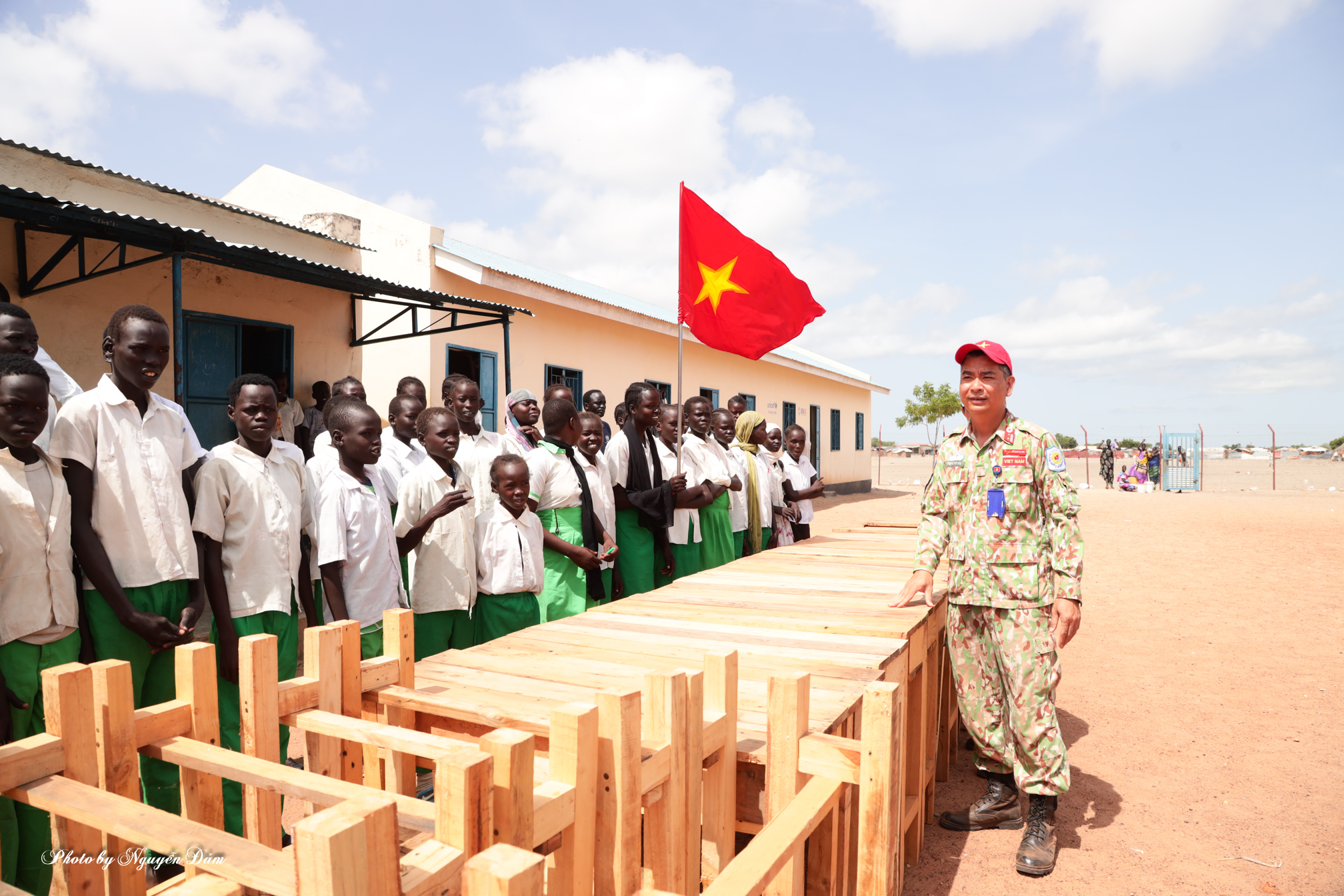 Vietnamese Green Berets join hands to protect the environment in their stationed areas while performing United Nations peacekeeping missions- Ảnh 75.