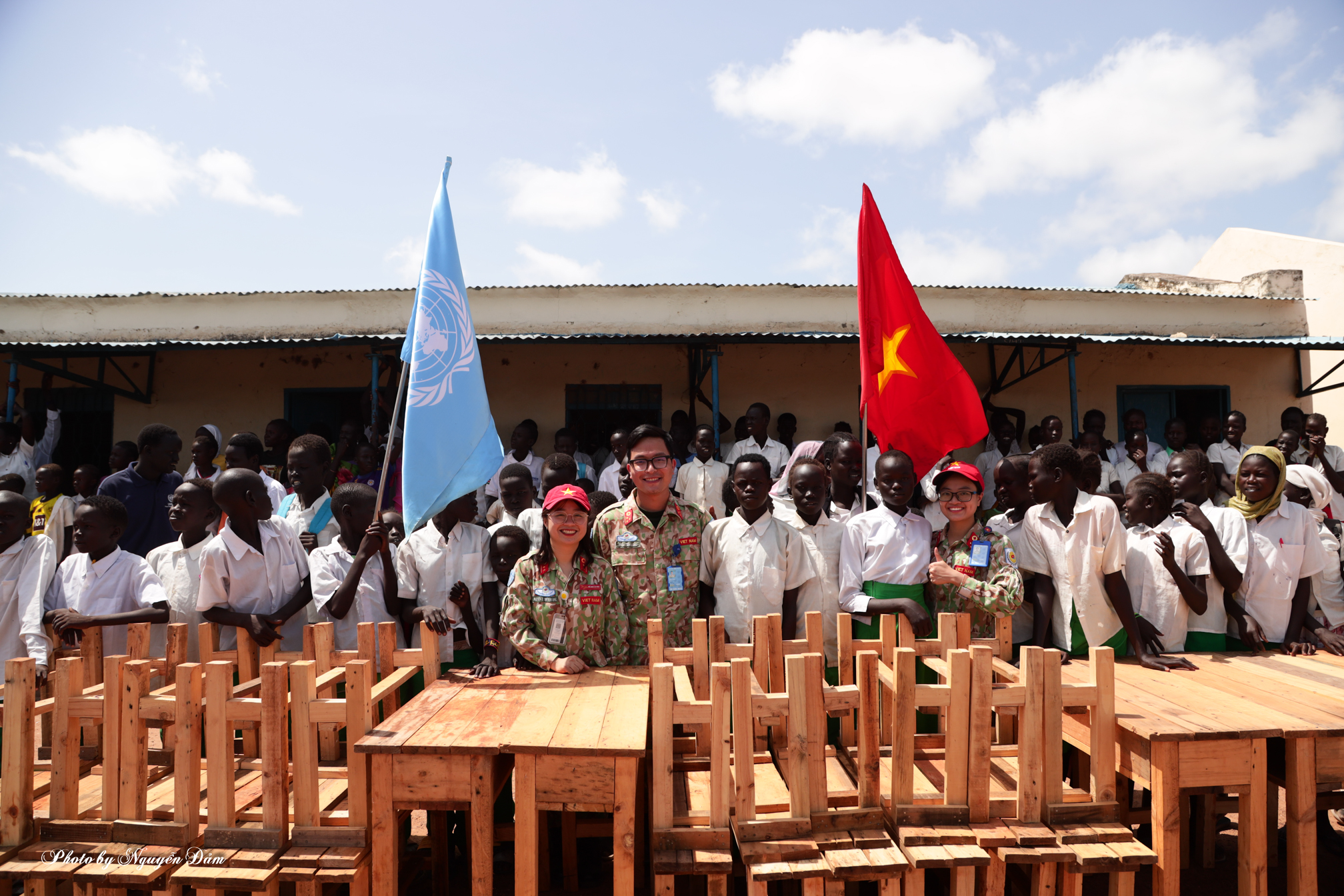 Vietnamese Green Berets join hands to protect the environment in their stationed areas while performing United Nations peacekeeping missions- Ảnh 77.